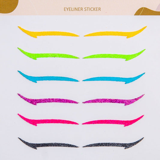 Eyeliner Sticker Basic Neon 6 Pairs