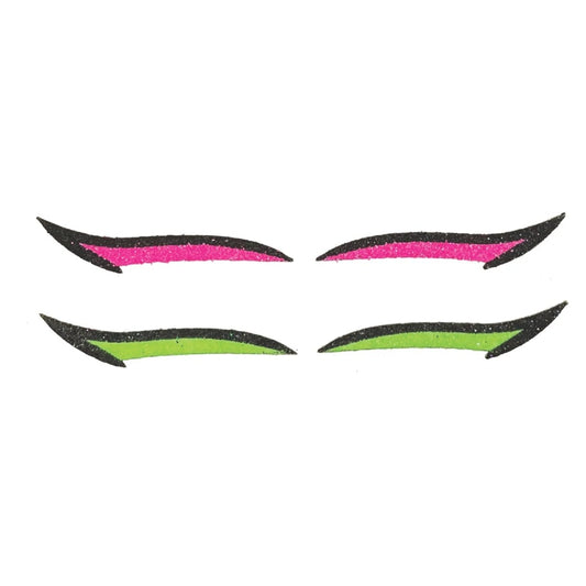 Gabi Petry FNeon Duo AMBER – Adhesive Eyeliner Set with Black Contour (2 Pairs)