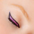 Eyeliner Sticker – Pop Glow PENNY (2 Pairs) Electric Pink & Copper with Black Contour