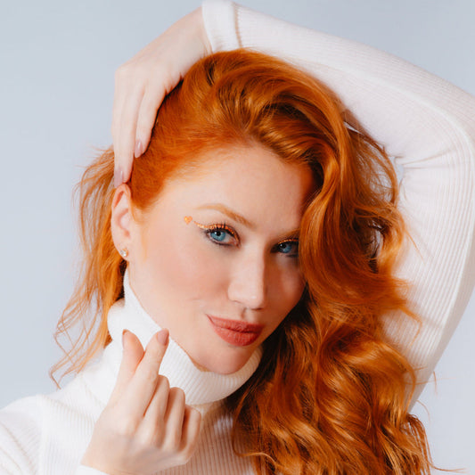 Gabi Petry Have Fun SELENE – Basic Black with Stars & Orange with Delicate Hearts – Shine Bright (2 pairs)