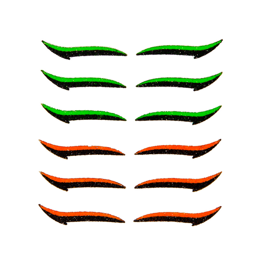 Eyeliner Sticker Classic Neon 6 Pairs