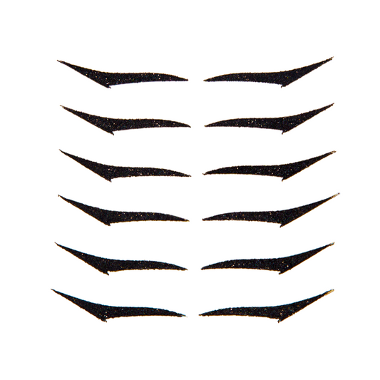 Eyeliner Sticker Kitten Black 6 Pairs