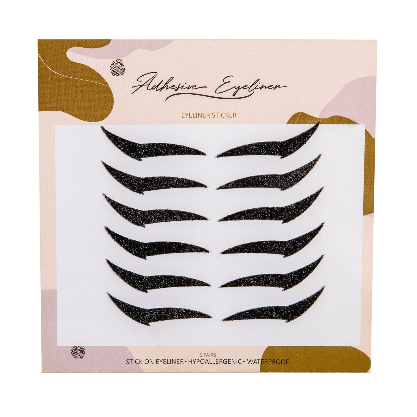 Meow Black - Eyeliner Sticker 6 Pairs