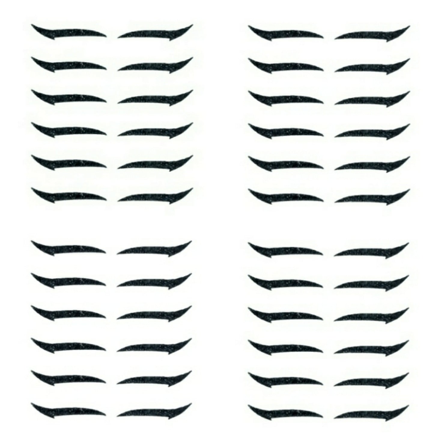 Kit Eyeliner Stickers Classic Black- 4 packs - 24 pairs