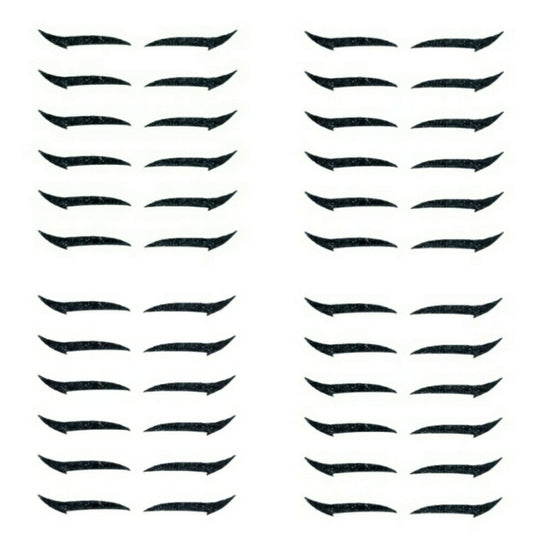 Kit Eyeliner Stickers Classic Black- 4 packs - 24 pairs