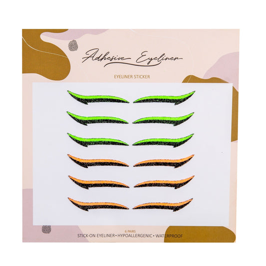 Eyeliner Sticker Classic Neon 6 Pairs