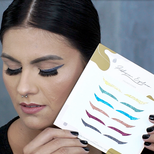Eyeliner Sticker Classic Matte Colors 6 Pairs