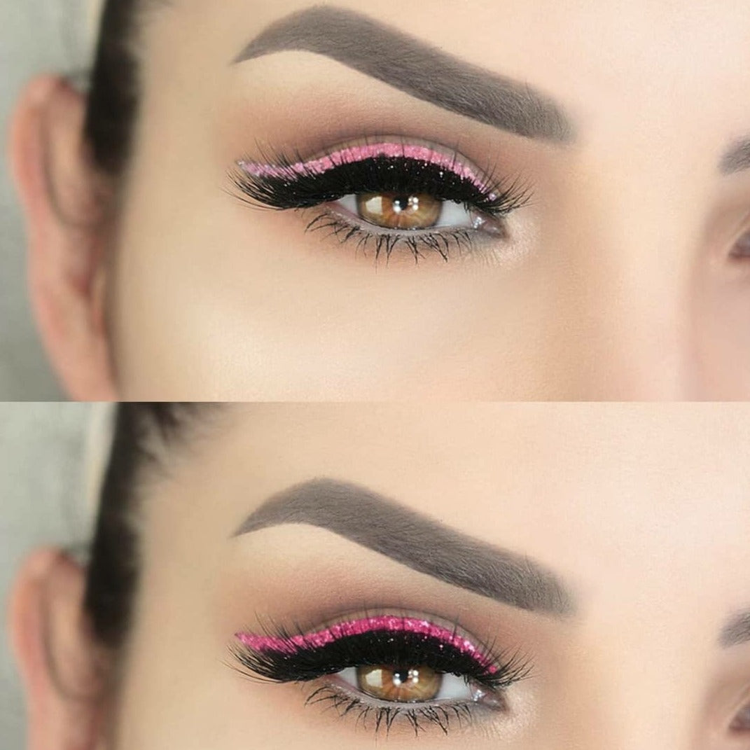 CLASSIC Shades of PINK Eyeliner Sticker- 6 pairs