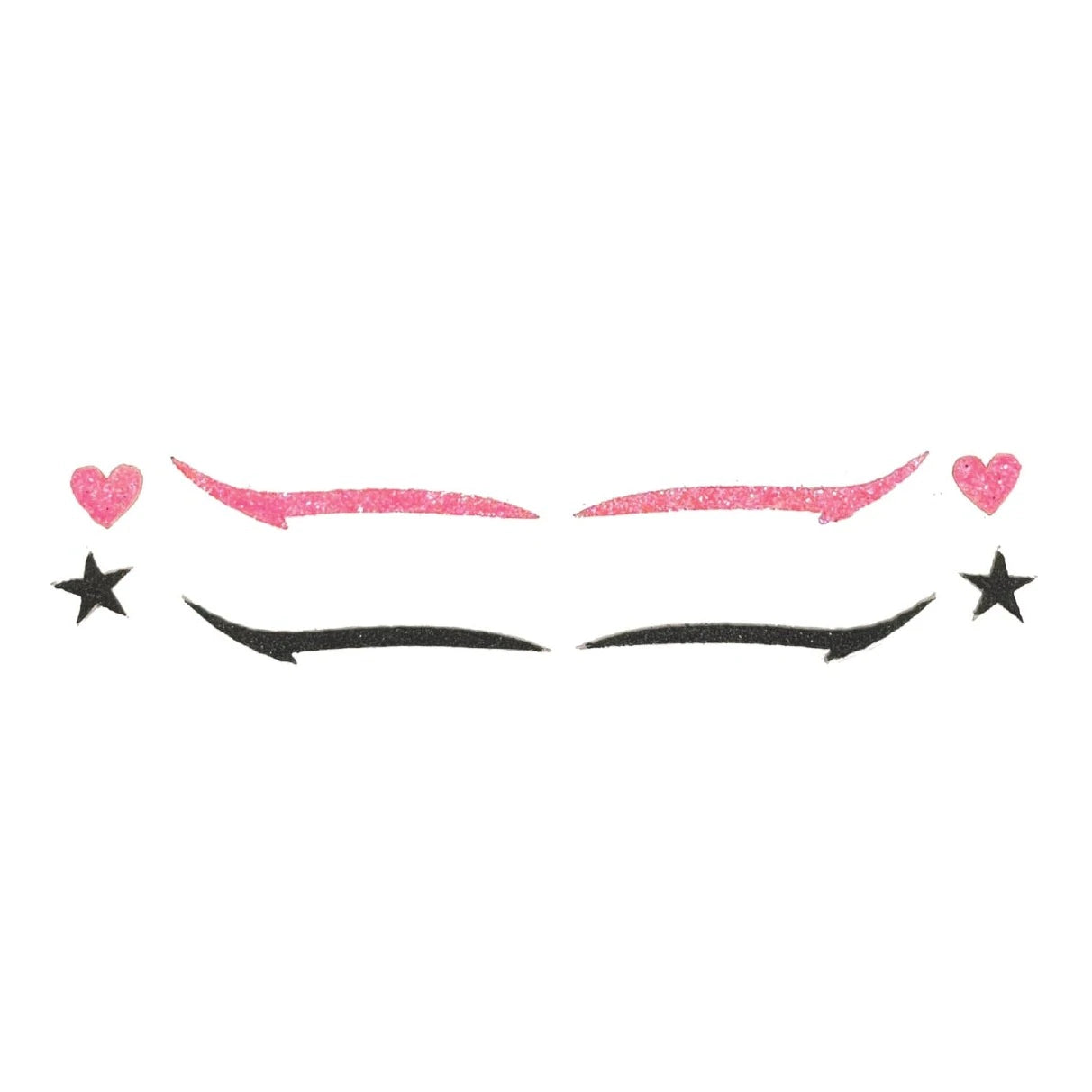 Gabi Petry Have Fun– Basic Black with Stars & Pink with Delicate Hearts – Shine Bright!