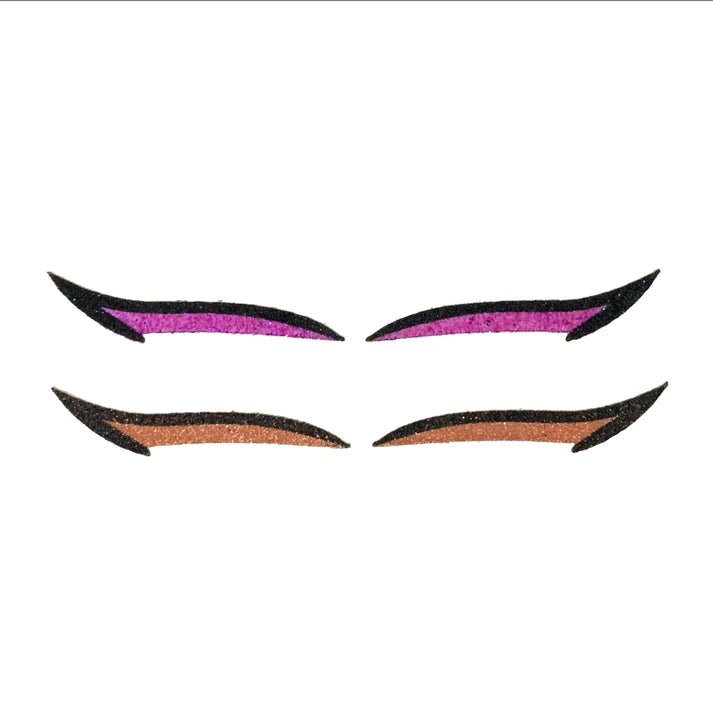 Gabi Petry Pop Glow – Adhesive Eyeliner Set with Black Contour (2 Pairs)