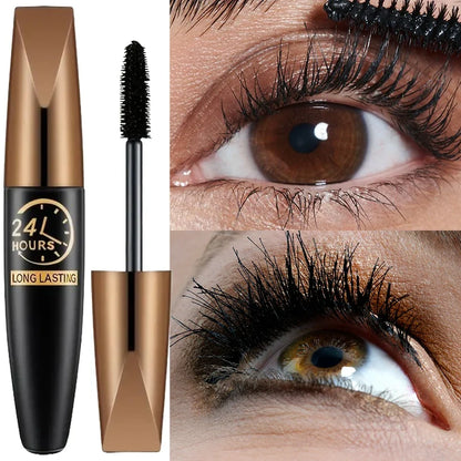 5D Waterproof Black Mascara | Silk Fiber, Length & Volume