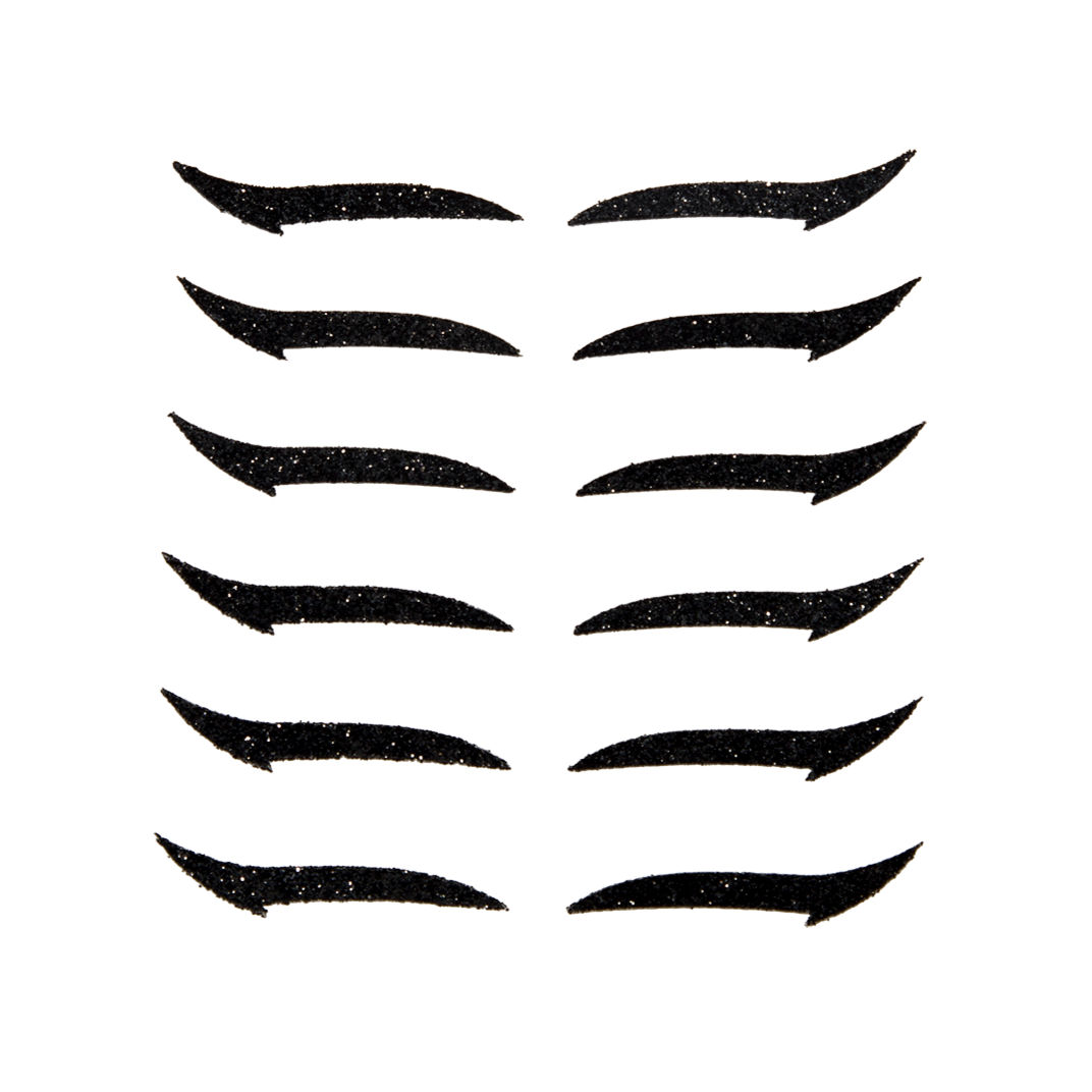 BLACK CLASSIC  Eyeliner Sticker - 6 pairs