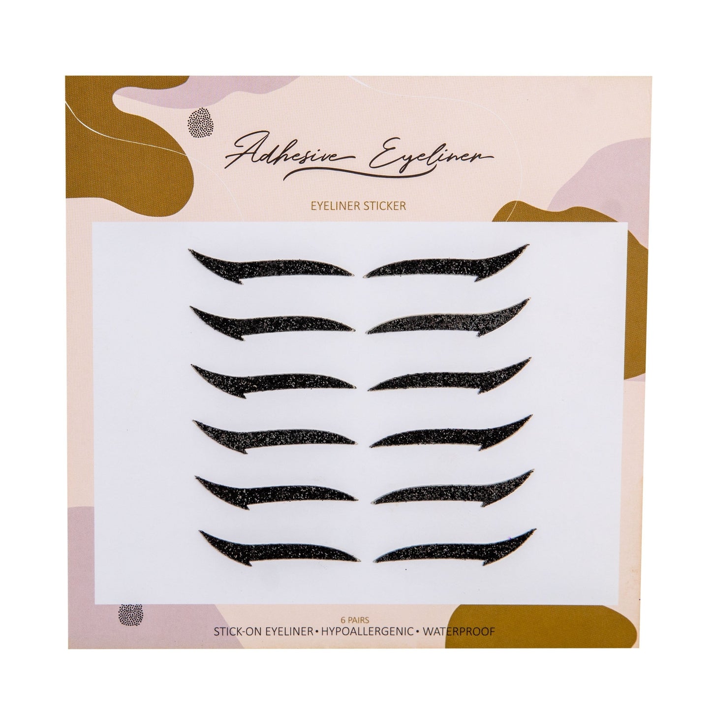 Classic Black - Eyeliner Sticker 6 Pairs