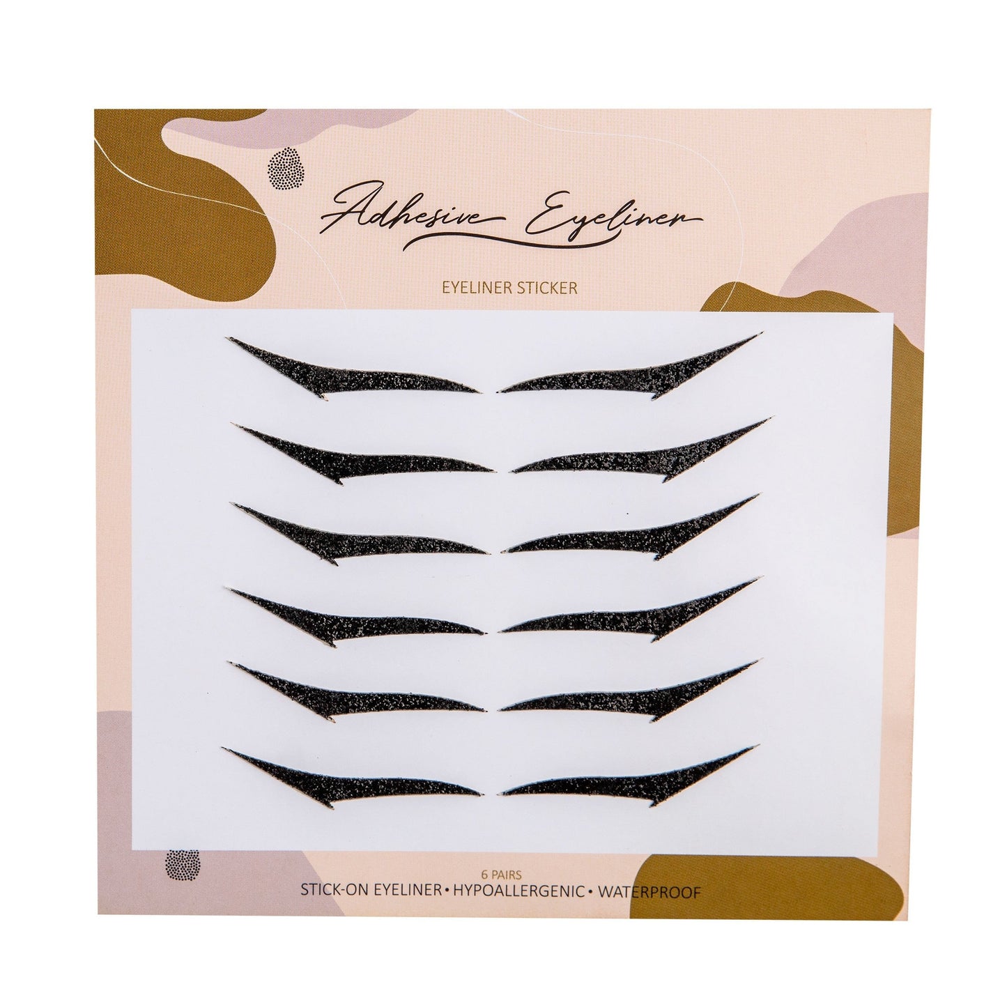 Kitten Black - Eyeliner Sticker 6 Pairs