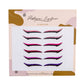 CLASSIC Shades of PINK Eyeliner Sticker- 6 pairs