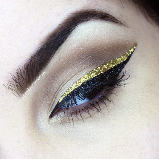 Gold & Silver Winehouse  - Eyeliner sticker 6 Pairs